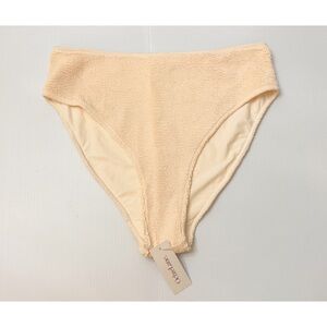Ochre Lane - Cream Full Coverage Crinkle Bikini Bottoms - 20